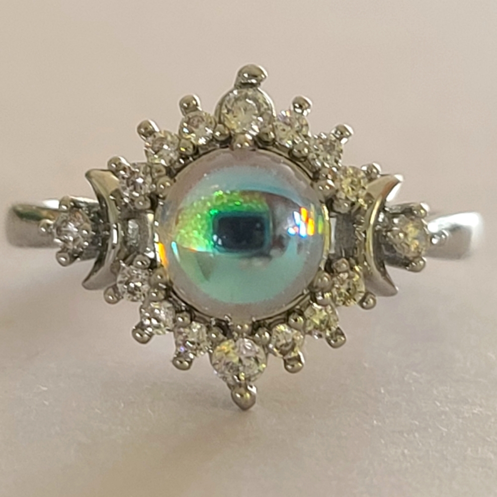 Silver ring size 8